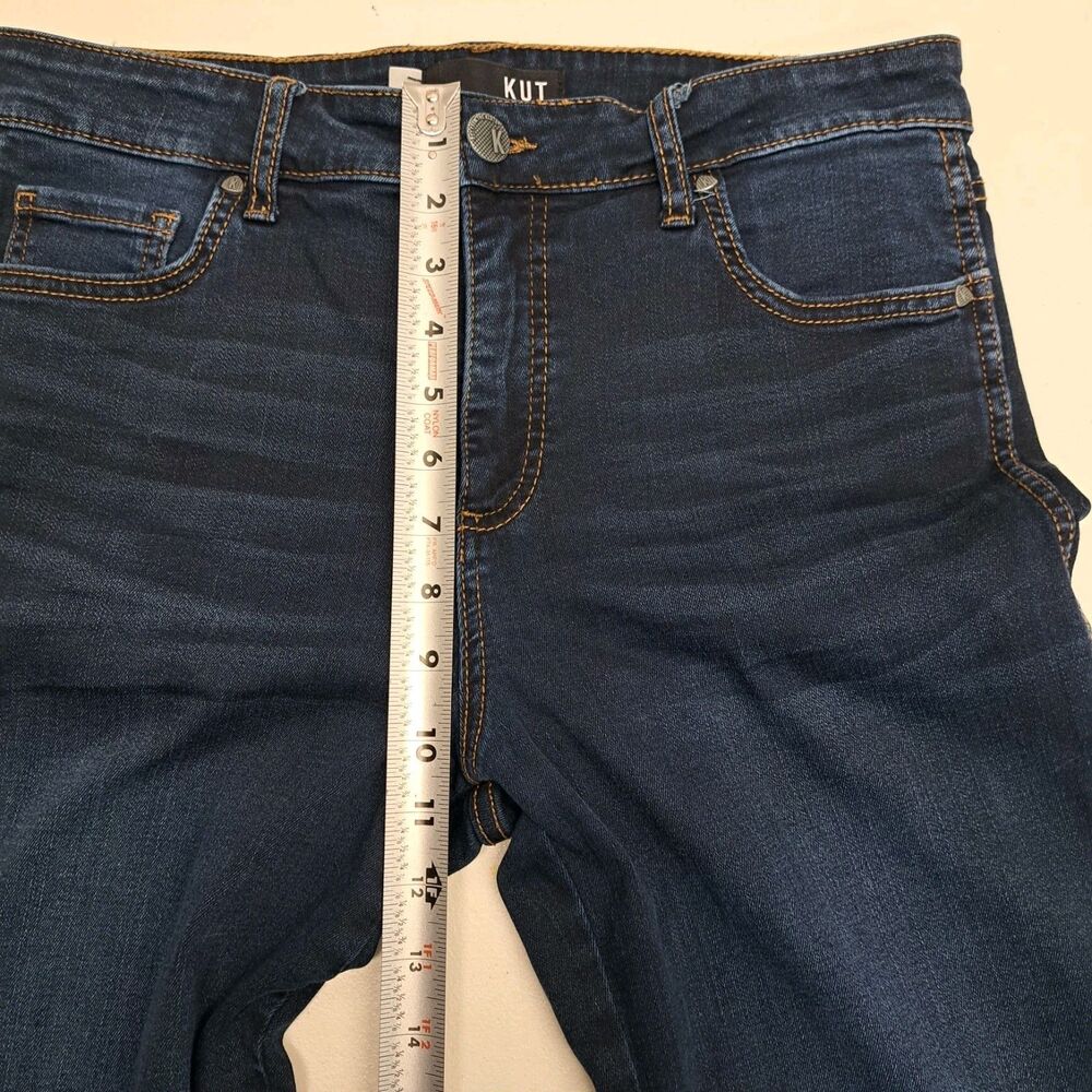 KUT From The Kloth Diana High Rise Fab Ab Skinny Jeans Women's Size 10 Dark Wash - Picture 7 of 9